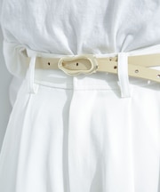 ウェーブバックルレザーベルト