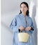バンブーハンドルミニバケツバッグ