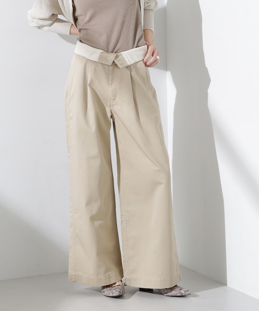 コルセットバギーチノパンツ