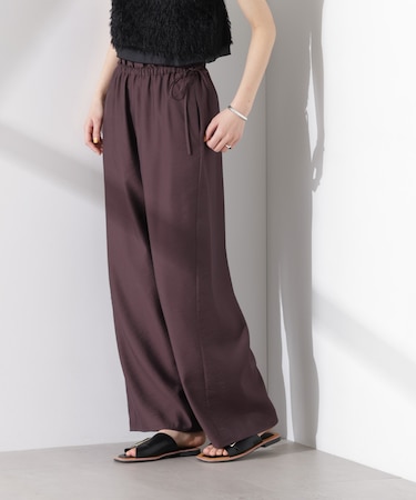 フリルワイドイージーパンツ(セットアップ可)