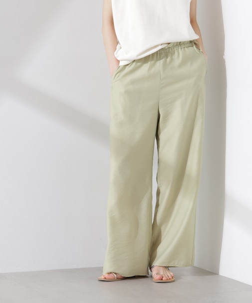 フリルワイドイージーパンツ(セットアップ可)