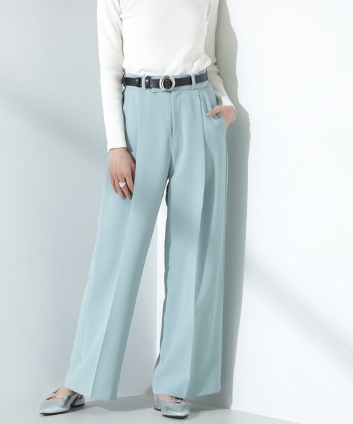 ツイルワイドスラックス