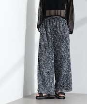 ロンシャンオールドコレクション フラワーワイドパンツ