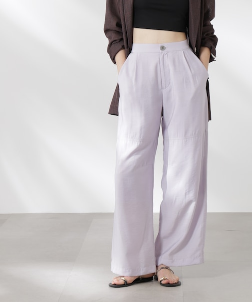 リラックスワイドパンツ