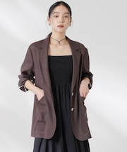 カラミ織りシングルジャケット