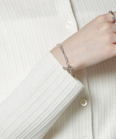 PHILIPPE AUDIBERT／Garnet double bracelet