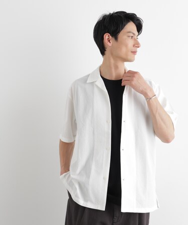 シルケットサッカーシャツ 半袖