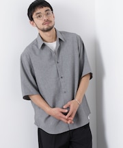 カチオン染め半袖シャツ