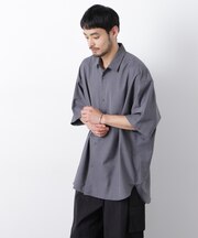 ビッグドレープシャツ 半袖