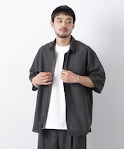 テックリネンシャツ 半袖(セットアップ可)