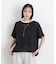カットジャガードドロストヘムトップス