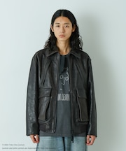 ｢HOTEL PALACE｣ シングルライダース レザーJKT