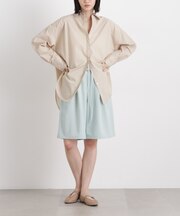 メランジストレッチベルト付ハーフパンツ(セットアップ可)