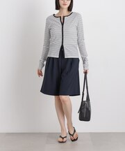 メランジストレッチベルト付ハーフパンツ(セットアップ可)