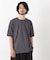 ヘリンボンジャガードTシャツ 半袖