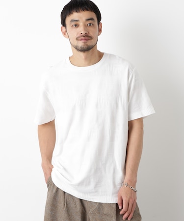 リンクスジャガードTシャツ 半袖