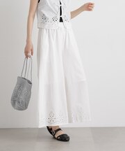 made in INDIAカットワークエンブロイダリーパンツ(セットアップ可)