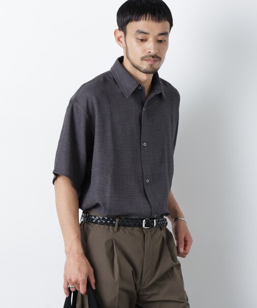 NORMANBROS別注 ワッシャーシャツ半袖