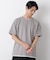 フェイクレイヤード鹿の子Tシャツ 半袖