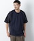 スムース布帛ドッキングTシャツ 半袖