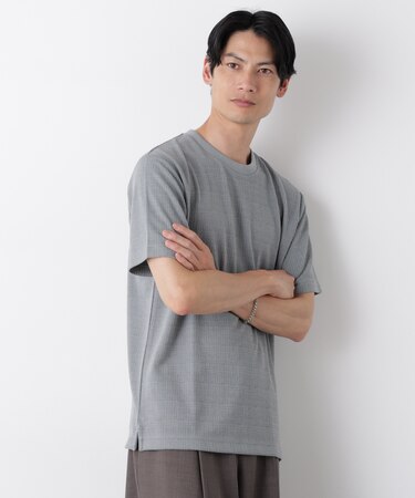 ストレッチジャガードTシャツ 半袖