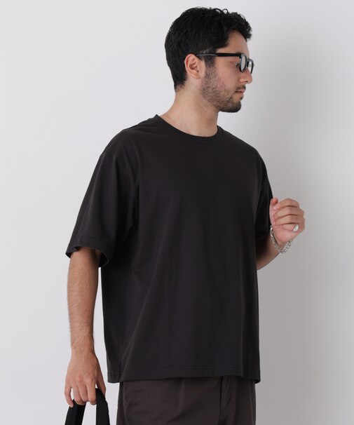USAコットン×COOLMAX(R)ワイドTシャツ 半袖
