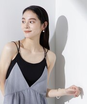 カップ付きバッククロスキャミソール