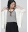 European Flax 2wayオーバーニットトップス