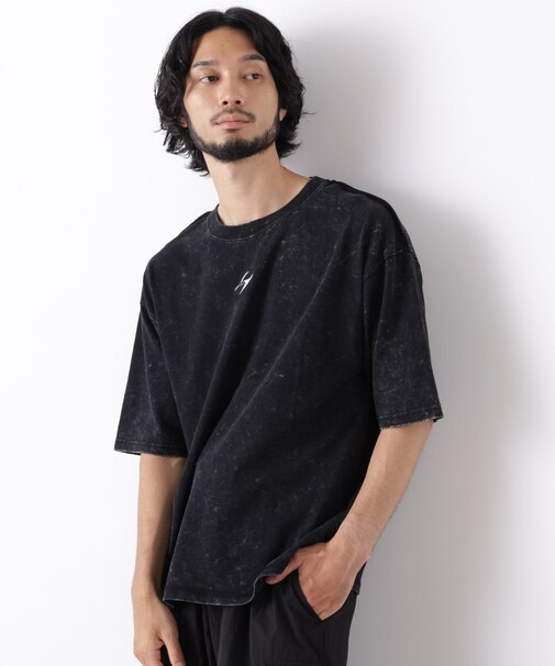 ワンポイントピグメントTシャツ 半袖