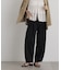 接触冷感ダンボールカットカーブシルエットパンツ(セットアップ可)