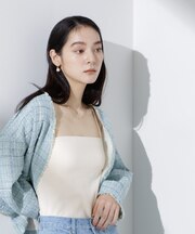カップ付き2wayキャミベアトップ