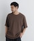 USAコットン×COOLMAX(R) ワッフルワイドTシャツ半袖