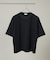 NORMANBROS／ショート丈ワッフルヘンリーネックTシャツ 半袖