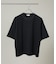 NORMANBROS／ショート丈ワッフルヘンリーネックTシャツ 半袖