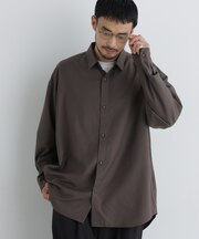 ビッグドレープシャツ 長袖