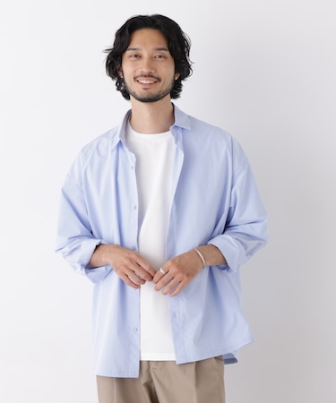 CAVE(R)ビッグドレープスクウェアシャツ 長袖