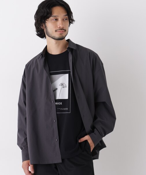 CAVE(R)ビッグドレープスクウェアシャツ 長袖