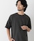 微起毛クロップドTシャツ 半袖
