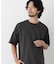 微起毛クロップドTシャツ 半袖