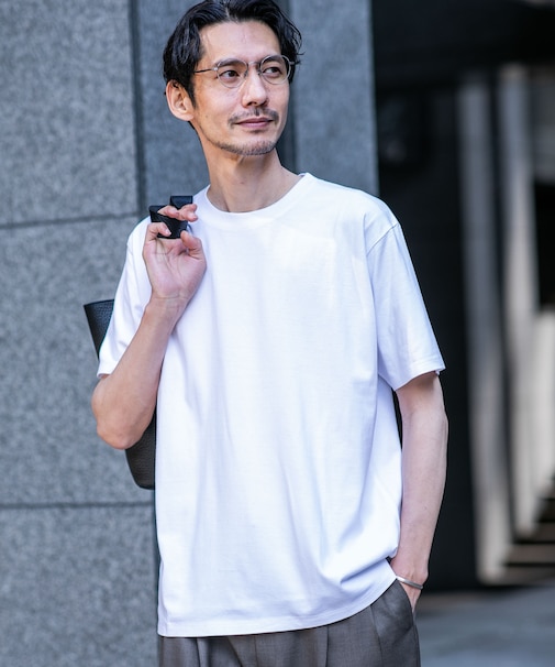 Anti Soaked(R) 汗染み防止 ライトウェイト 5.6oz ミドルシルエットTシャツ