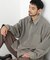 ストライプシアーシャツ 長袖