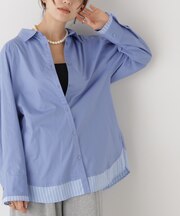 レイヤードライクワイドシルエットシャツ