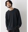 テックワッフルワイドプルオーバー 長袖