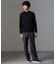 ｢FORMAL JERSEY｣モックネックカットソー長袖