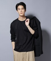 「FORMAL JERSEY」 クルーネックカットソー長袖