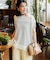 SUMMER VEIL KNIT ワイドプルオーバー