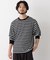 コーマコットン先染めボーダーTシャツ 長袖
