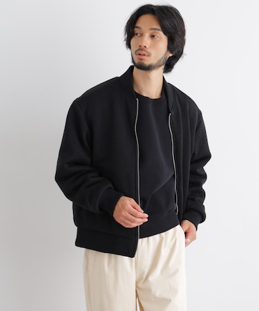 ニットフリースリバーシブルリブブルゾン(セットアップ可)