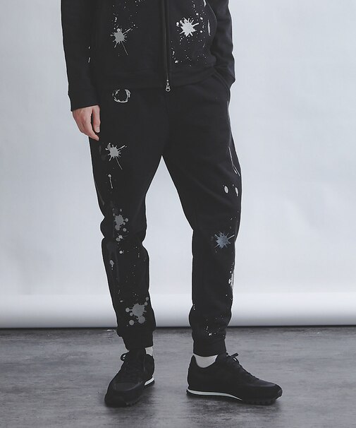 【セットアップ対応】ドロッピングプリント パンツ