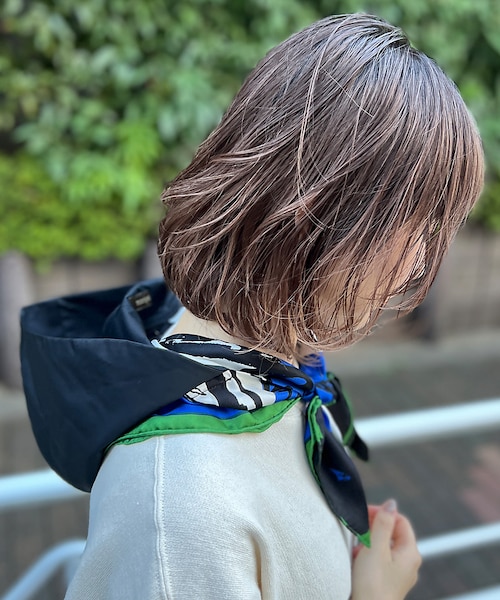 margarines hooded scarf blue フードスカーフ manipuri／マニプリ】 フード付スカーフ ブルー｜アバハウスの